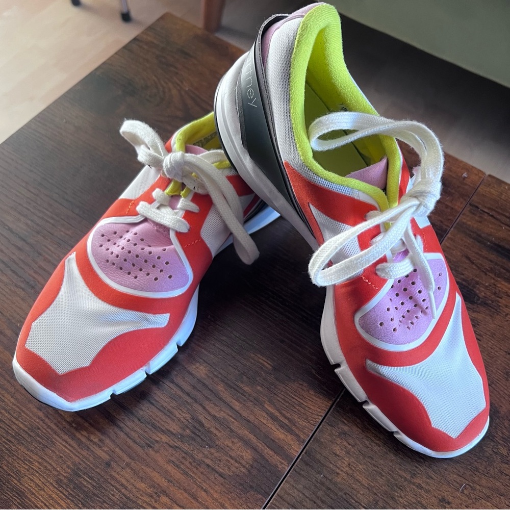 Adidas by Stella McCartney Women's Sneakers in Orange, Pink & Lime